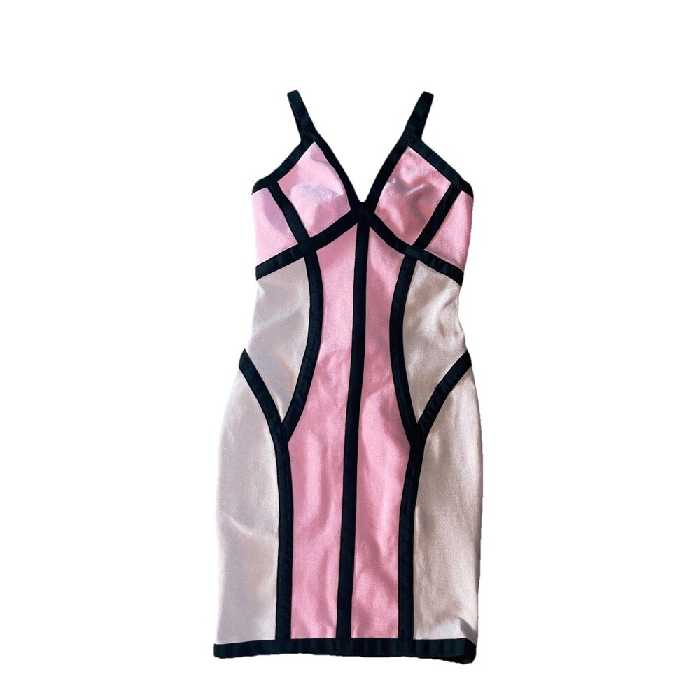 No Brand Color block Bandage Dress Size M